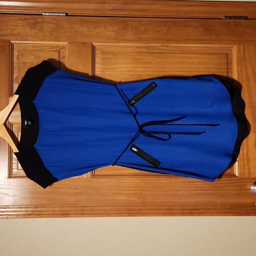 Blue and Black dress